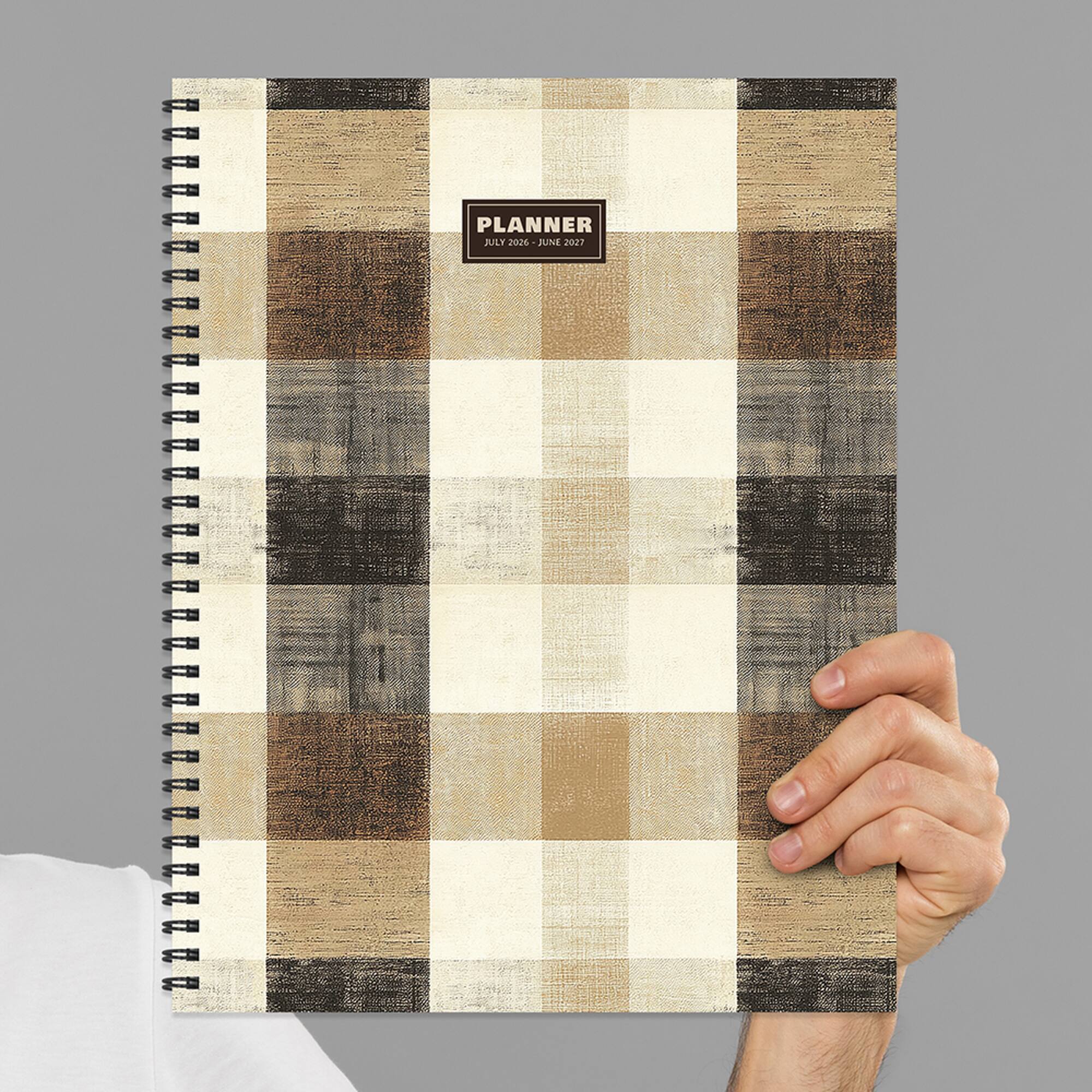 TF Publishing Large Checkered Cowboy Weekly Monthly Planner